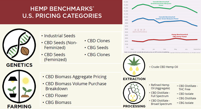 Hemp Benchmarks September Spot Price Index Report