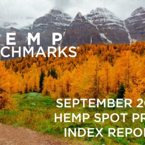 Hemp Benchmarks September 2025 Spot Price Report