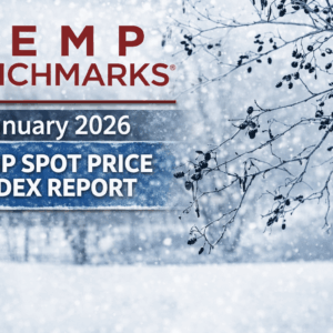 Hemp Benchmarks Spot Price Index Report - January 2026