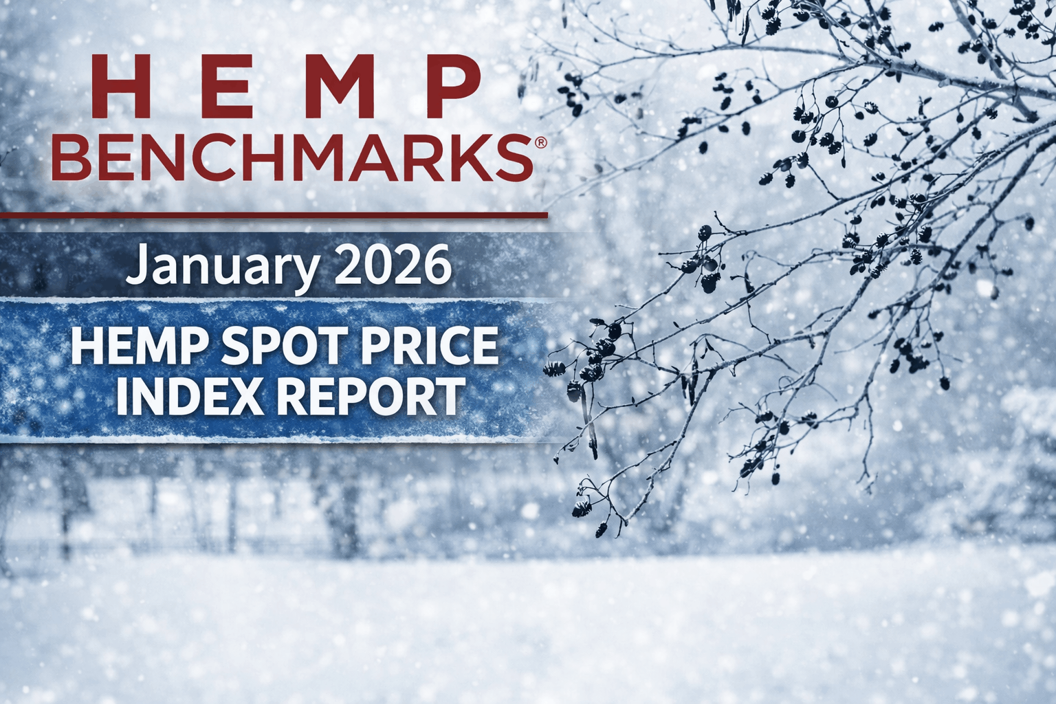 Hemp Benchmarks Spot Price Index Report - January 2026