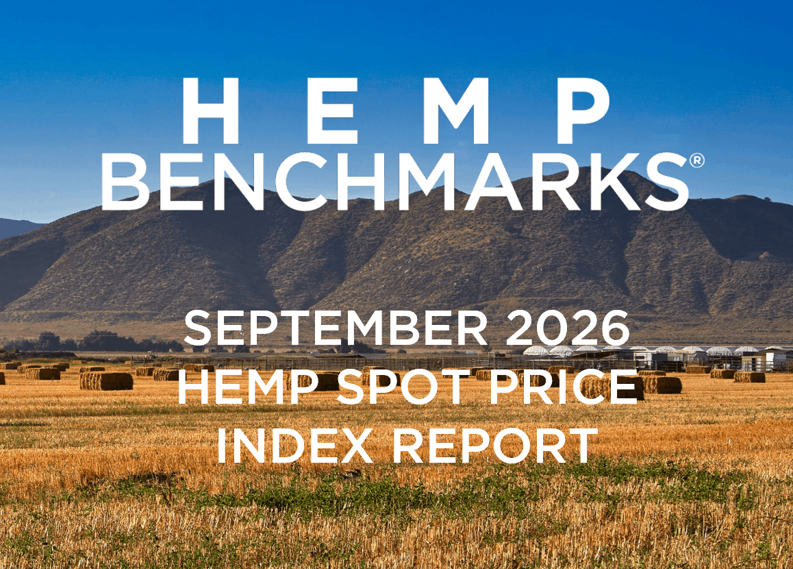 Hemp Benchmarks September 2026 Spot Price Index Report